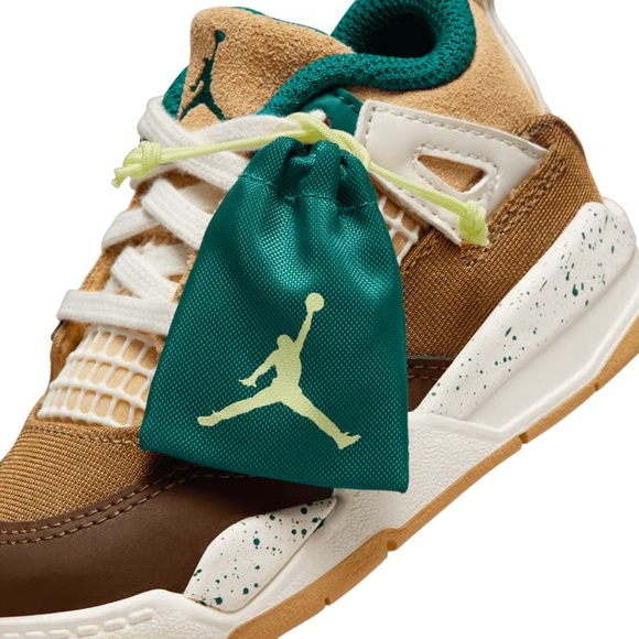 ❌SOLD❌[BRAND NEW] AIR JORDAN 4 RETRO CACAO WOW TODDLER SHOES SIZE 5C SNEAKERS 🥥 - Picture 4 of 15